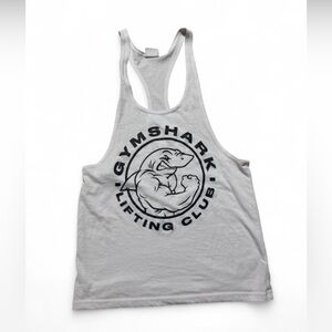 Gymshark lifting club - white muscle tank top size small.